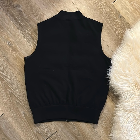 Ted Baker Lydia Combo Puffer Vest Jacket Black Size 4 - Picture 4 of 7